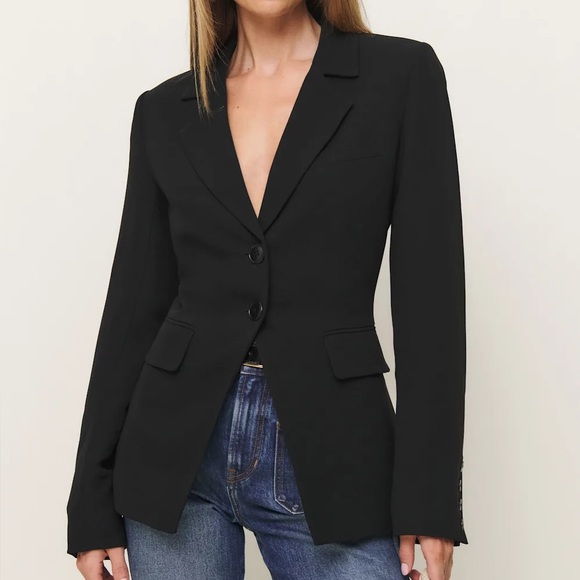 Reformation Jackets & Blazers - Reformation Black Blazer